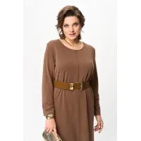 Платье Карина Делюкс М-1388 коричневый