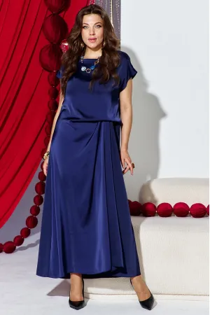 Платье Vittoria Queen 27643 тёмно-синий