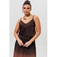 Блузка Mislana 1164бл шоколад