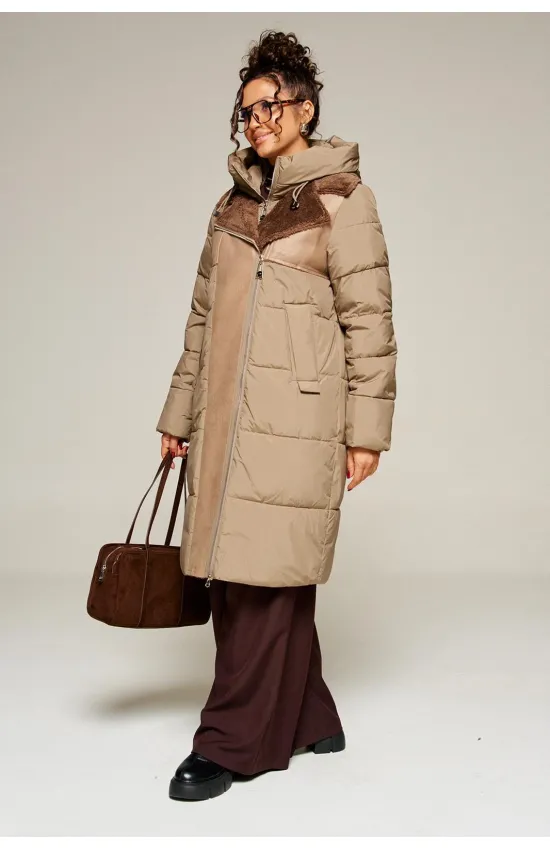 Пальто Beautiful & Free 8011 капучино капучино