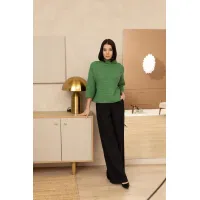Кофта Romgil тз943ш зеленый лист