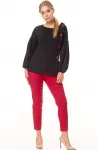 Блузка Talia Fashion 412 черный