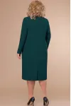 Платье Линия-Л Б-1770 зелёно-синий тёмный Платье Линия-Л Б-1770 зелёно-синий тёмный