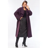 Пальто Celentano 2100 баклажанный