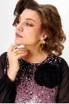 Платье Angelina & Company 1308 сиреневый