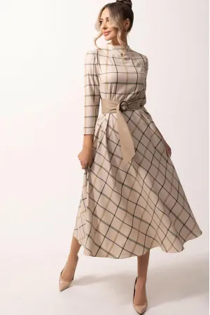 Платье Golden Valley 4756-1 бежевый