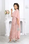 Платье Ninele 7496 Пудра