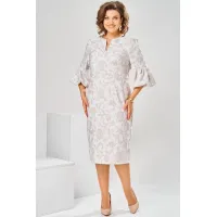 Платье Romanovich 1-2809 пудра цветы
