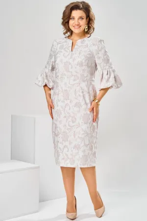 Платье Romanovich 1-2809 пудра цветы