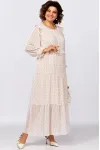 Платье Lady Secret 25301 Пудра+черный горошек