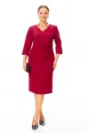 Платье T&n 7704 бордо блеск