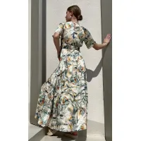 Платье I3I Fashion 101/4 принт перо