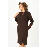 Платье Кокетка И К 1337 коричневый