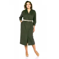 Платье Диамант 2109 хаки