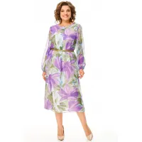 Платье Карина Делюкс М-1374 мультиколор