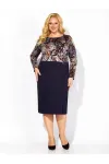 Платье Линия-Л Б-2100 темно-синий