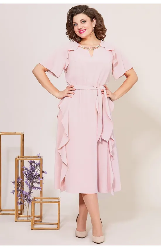 Платье Mira Fashion 5225-2 розовый