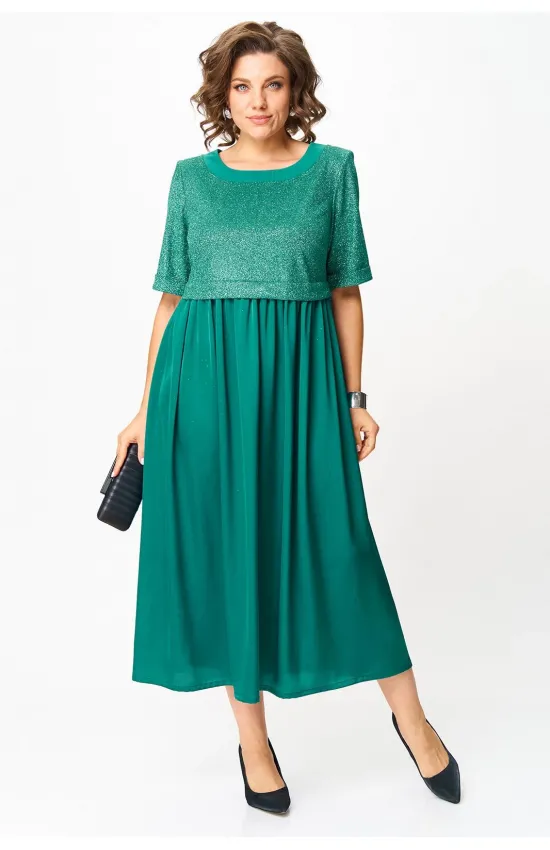 Платье Michel Chic 2173 изумрудный
