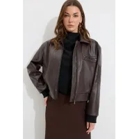 Куртка Люше 4298 коричневый