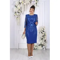 Платье Ninele 6153 Васильковый
