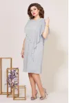 Платье Mira Fashion 5258-3 серебро