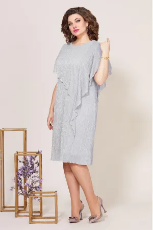 Платье Mira Fashion 5258-3 серебро