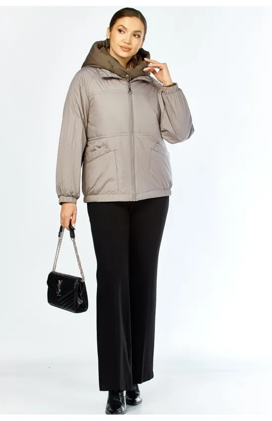 Куртка Shetti 2213 бежево-серый