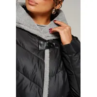 Пальто Beautiful & Free 8017 черный Пальто Beautiful & Free 8017 черный