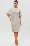 Платье Mislana 1037/1 серебро Платье Mislana 1037/1 серебро