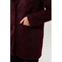 Пальто Mislana 1148 бордовый