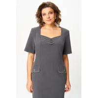 Платье Anastasia Mak 1164 серый