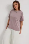 Блузка Begimoda 4134 розовый пепел