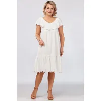 Платье Mira Fashion 5434-4 белый