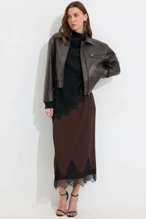 Куртка Люше 4298 коричневый