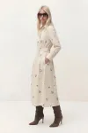 Платье Lokka 1841 бежевый/вышивка цветы
