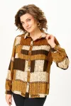 Блузка Zlata 4468 коричневый