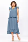 Платье Mira Fashion 5695-2 приглушенно-синий