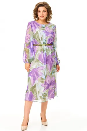 Платье Карина Делюкс М-1374 мультиколор