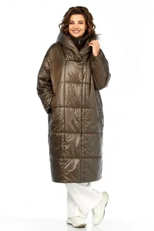 Пальто Диамант 2132 шоколад