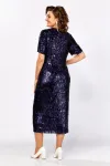 Платье Mira Fashion 5630 темно-синий
