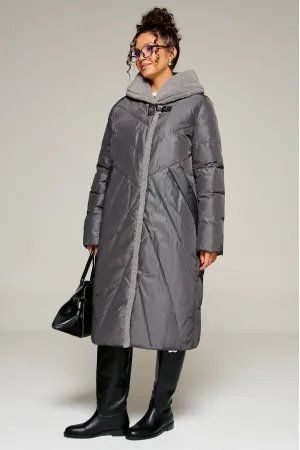 Пальто Beautiful & Free 8017 графит