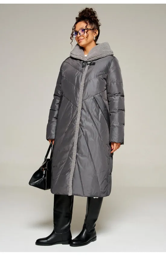 Пальто Beautiful & Free 8017 графит Пальто Beautiful & Free 8017 графит