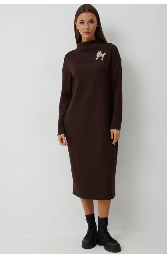 Платье Kaloris 2248 коричневый