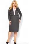 Платье Линия-Л Б-2072 темно-серый