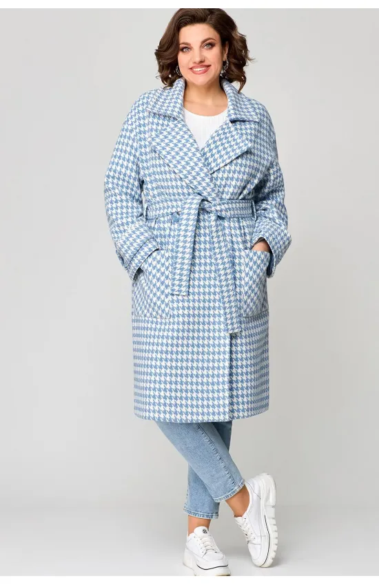 Пальто Svetlana Style 1687 голубой