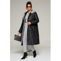 Пальто Beautiful & Free 8017 черный Пальто Beautiful & Free 8017 черный