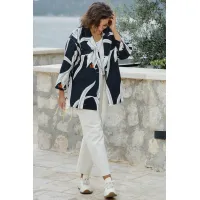 Пиджак Vittoria Queen 27193 черный, кремовый