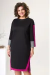 Платье Romanovich 1-2465 черный с розовым Платье Romanovich 1-2465 черный с розовым