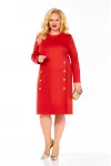 Платье Элль-Стиль 2443/1 красный Платье Элль-Стиль 2443/1 красный