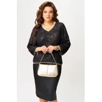 Кофта Fita 20721 Ираида черно-золотистый